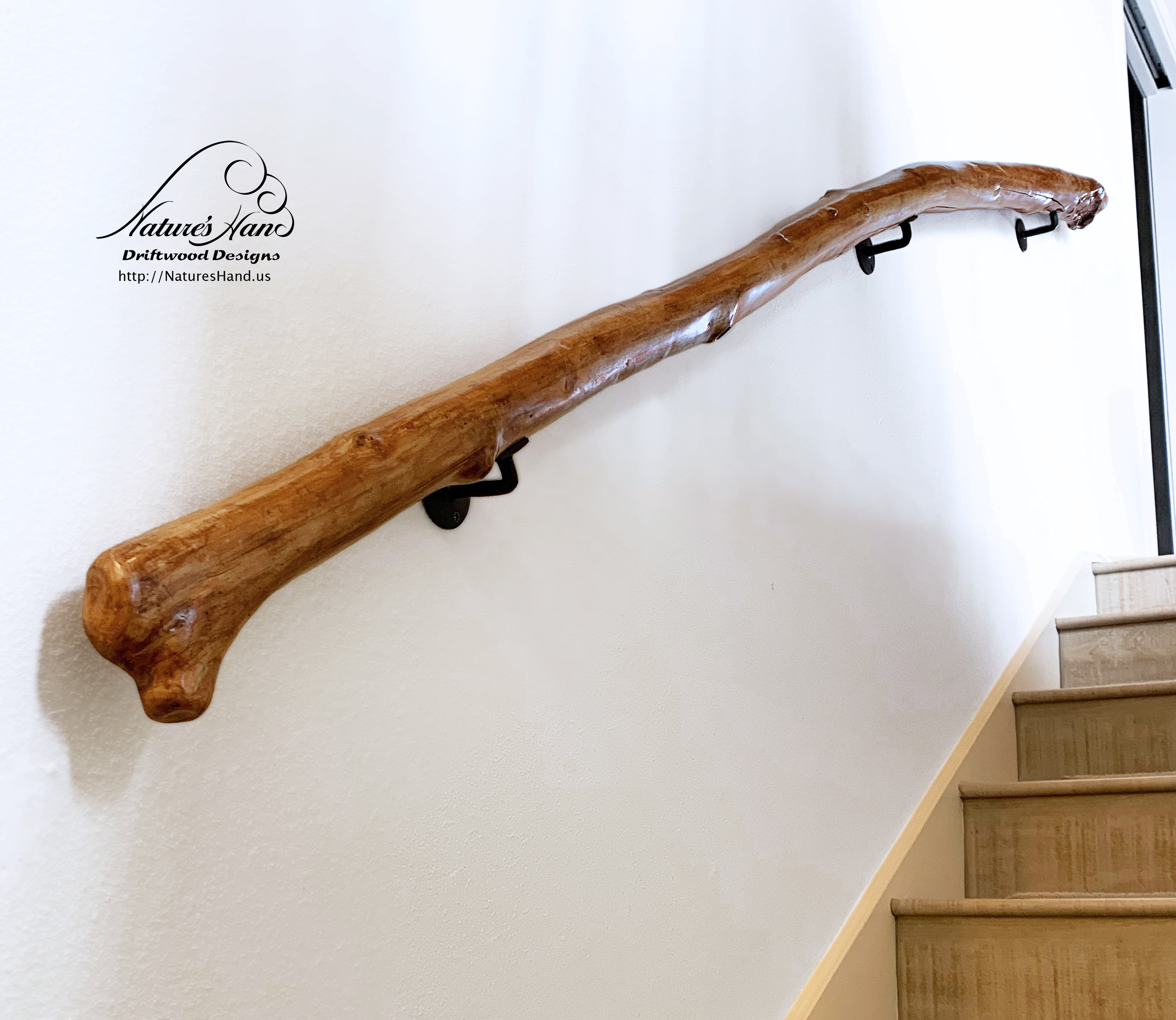 Driftwood Handrail Image