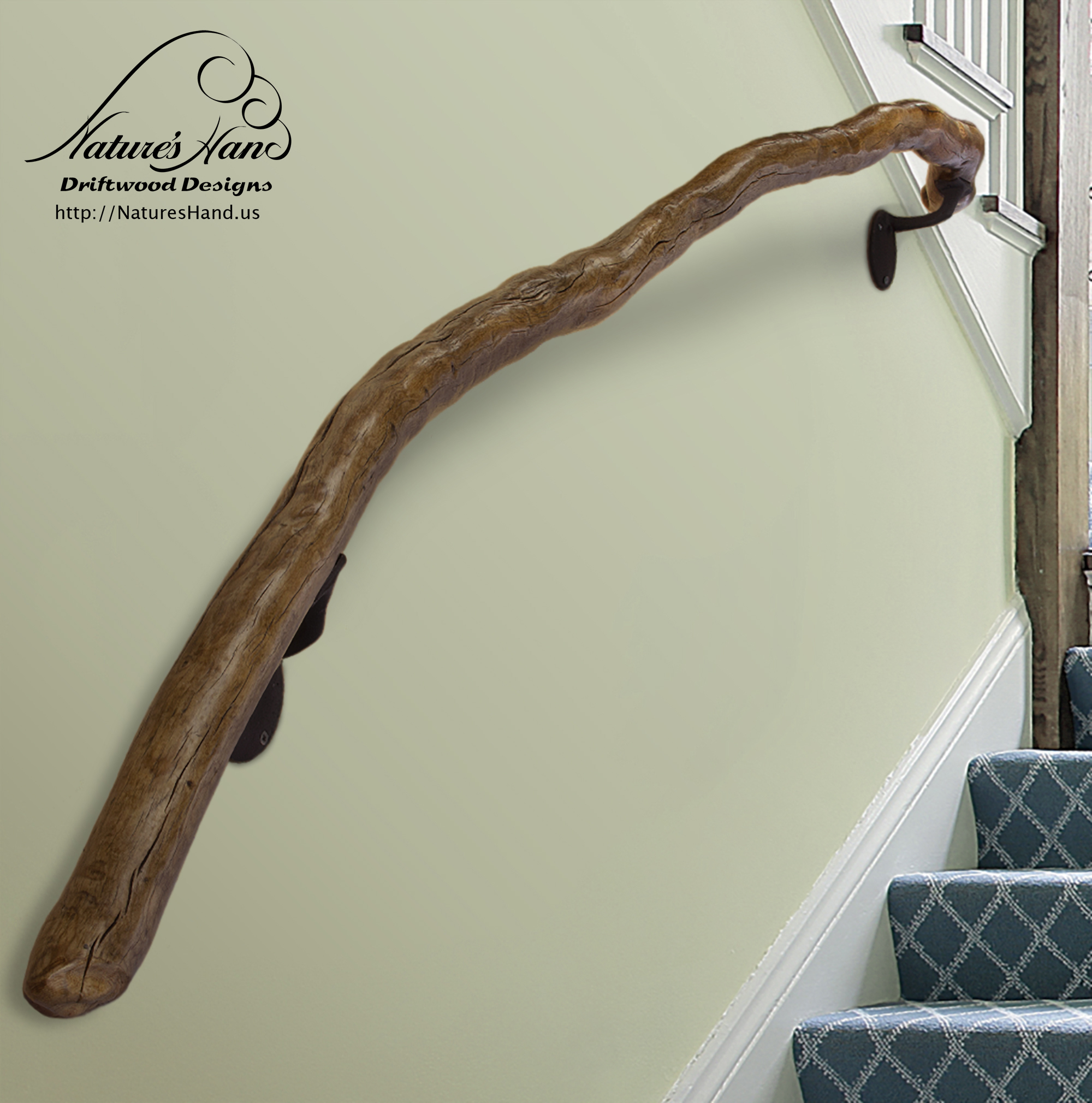 Driftwood Handrail Image