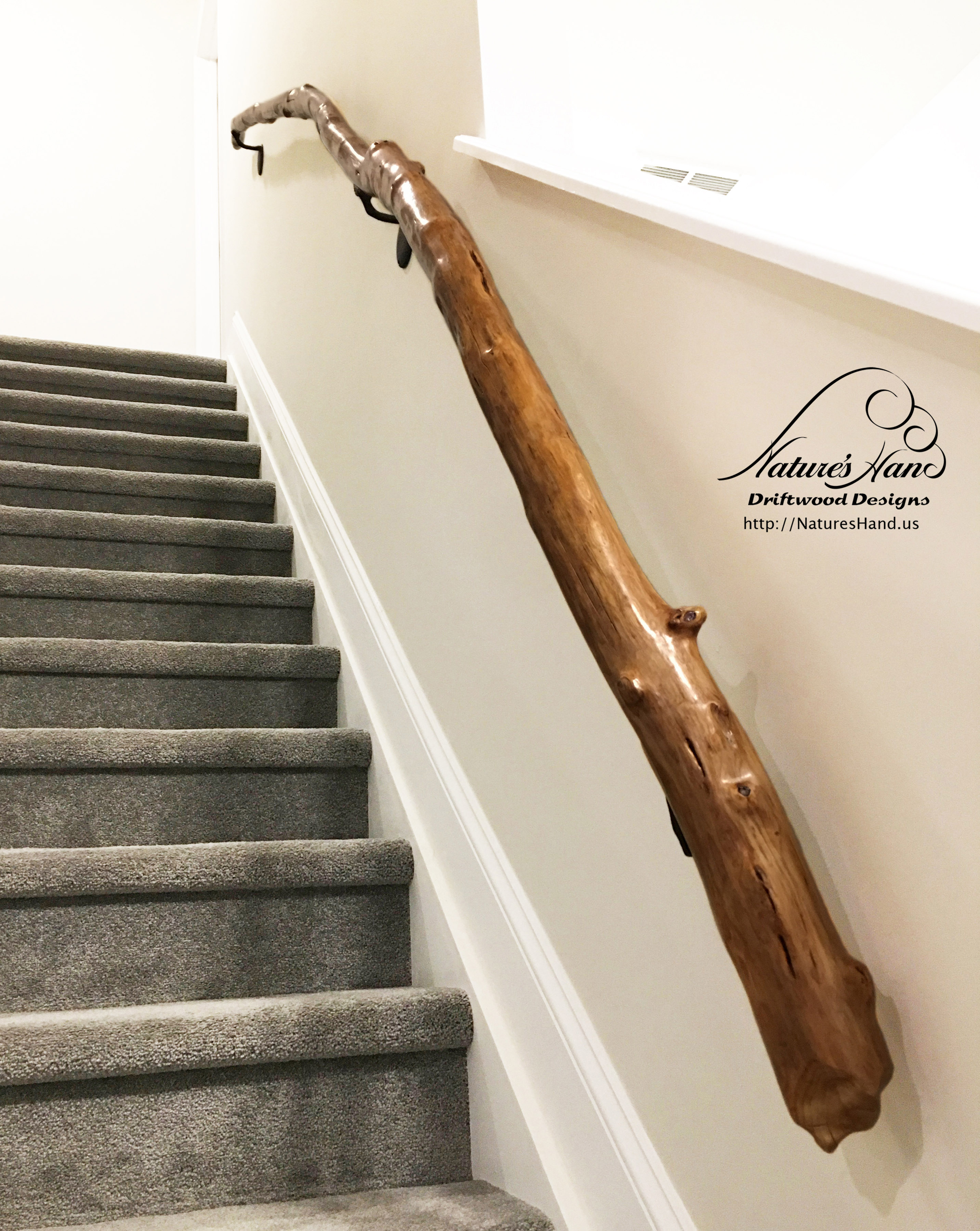 Driftwood Handrail Image